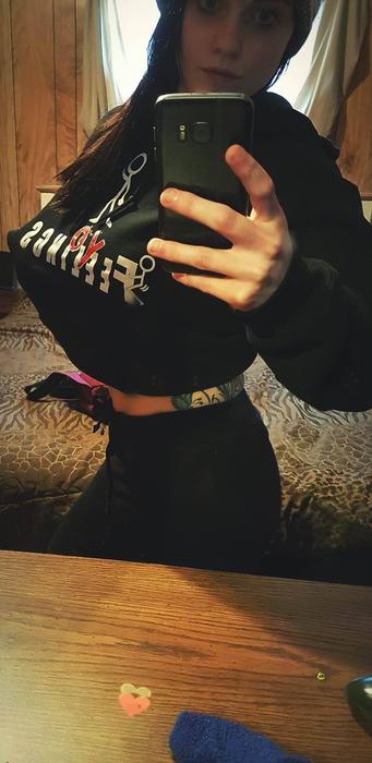 Supporter wearing FYF merch