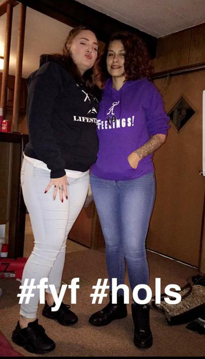 Supporter wearing FYF merch