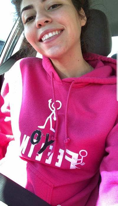 Supporter wearing FYF merch