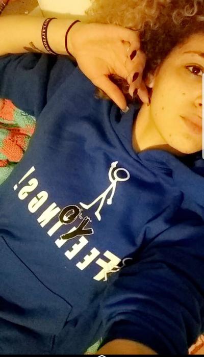 Supporter wearing FYF merch