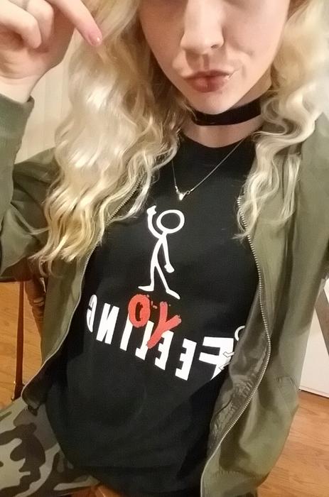 Supporter wearing FYF merch