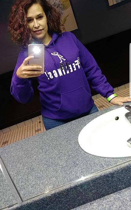 FYF supporter selfie
